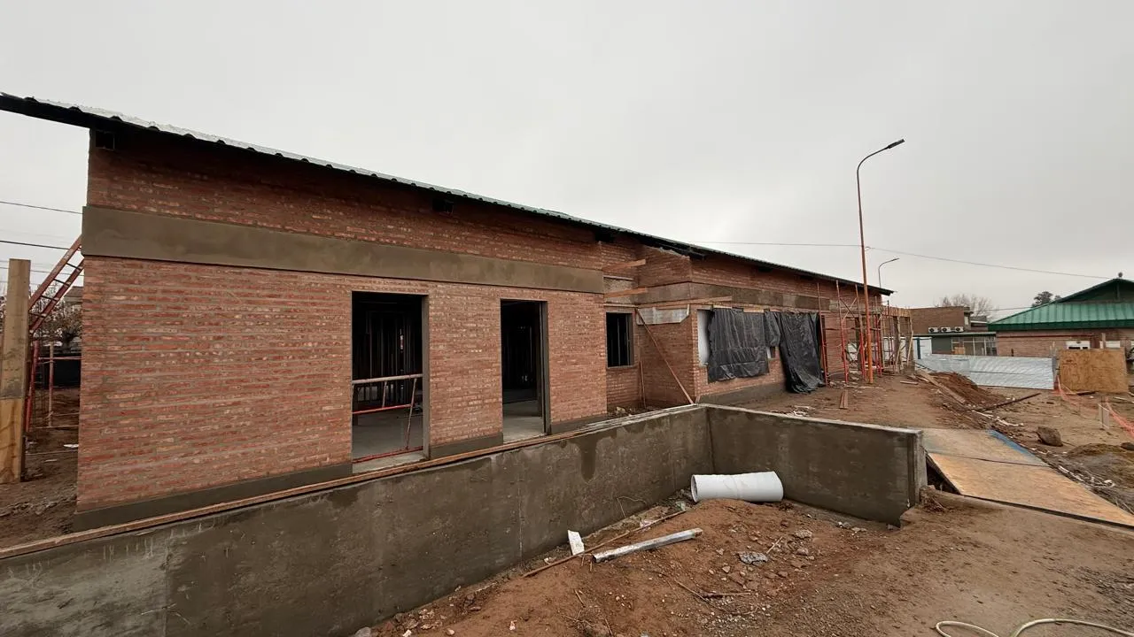 Centro Oncológico Plaza Huincul — avance de obra 1